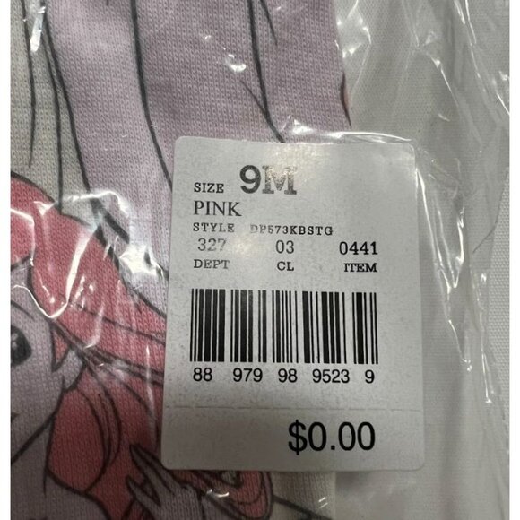 Disney Princesses Toddler Girls' Snug Fit Union Onesie Pink 9M - Picture 3 of 3